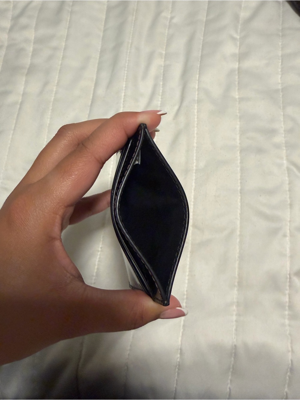 Tory Burch Leather Card Case in Tortoiseshell Brown - Picture 3 of 3